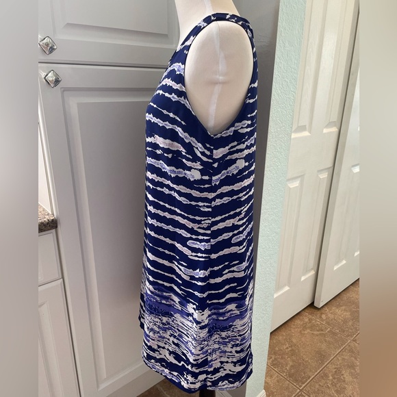 Saint Tropez West Ladies Blue Shift Dress - Picture 2 of 9